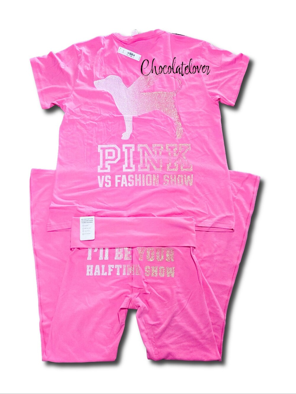VS PINK Fashion Show 2026 I'll be your Halftime Show Hollywood Pink Med NWT